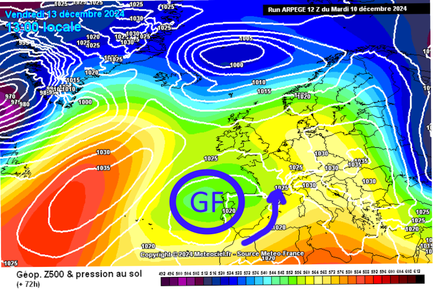101224 Météo 10/12/24 : Maintien du froid et faible instabilité