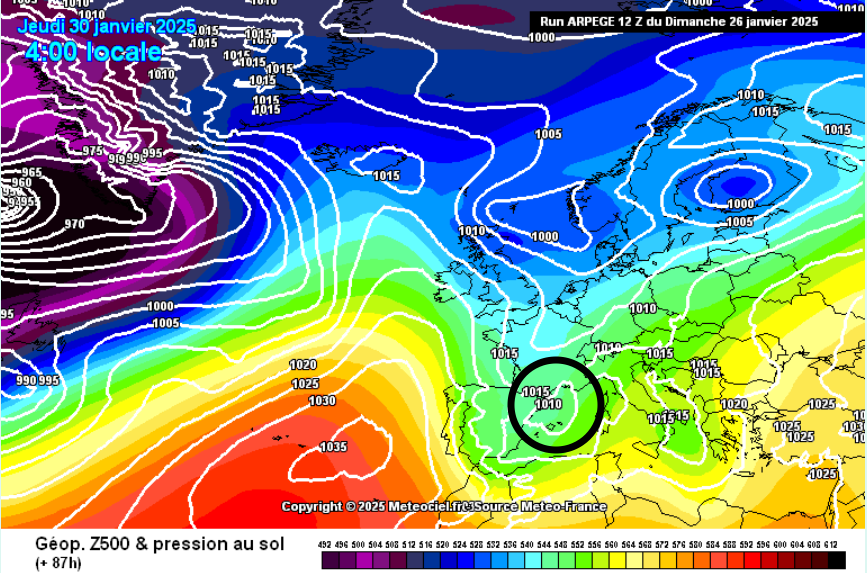 260125 Bulletin neige #4 du 26/01/25 : La douche pour tout le monde !