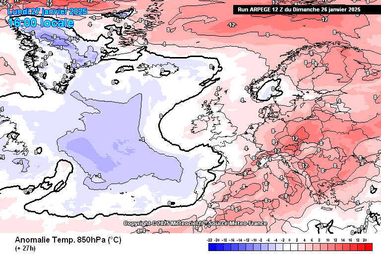 anomalie de témpérature