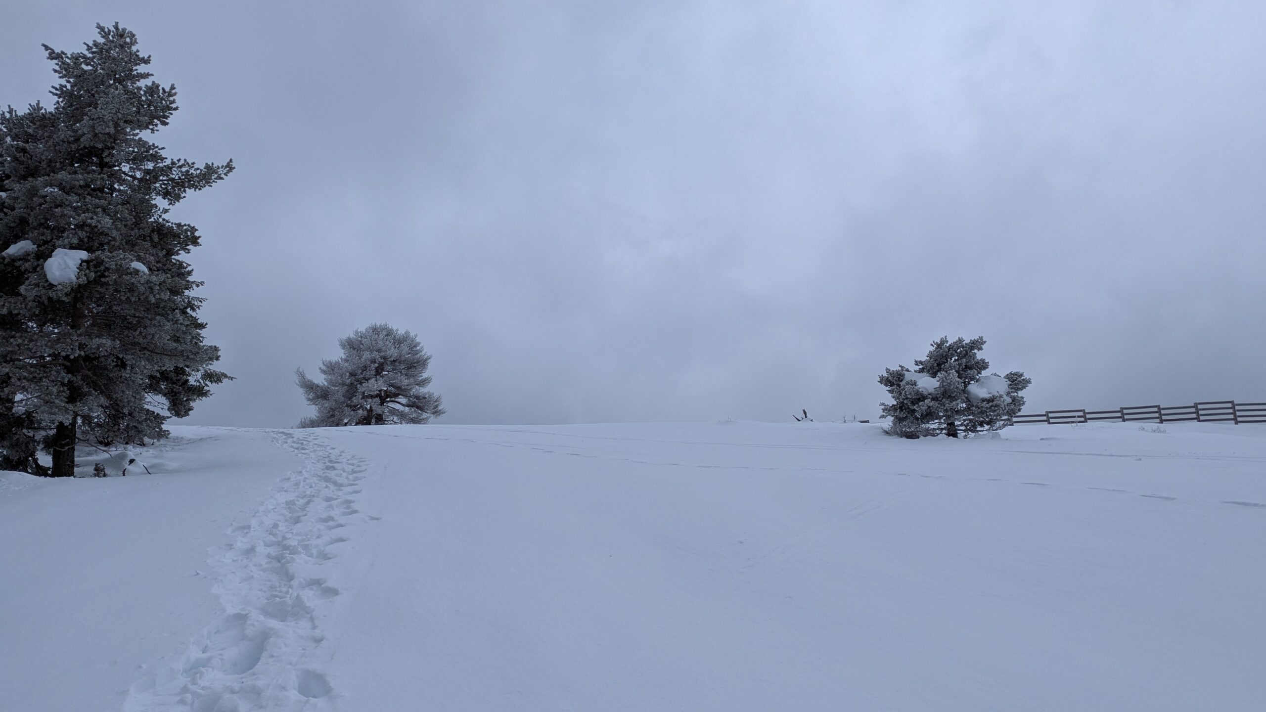 L'Audibergue sous la neige