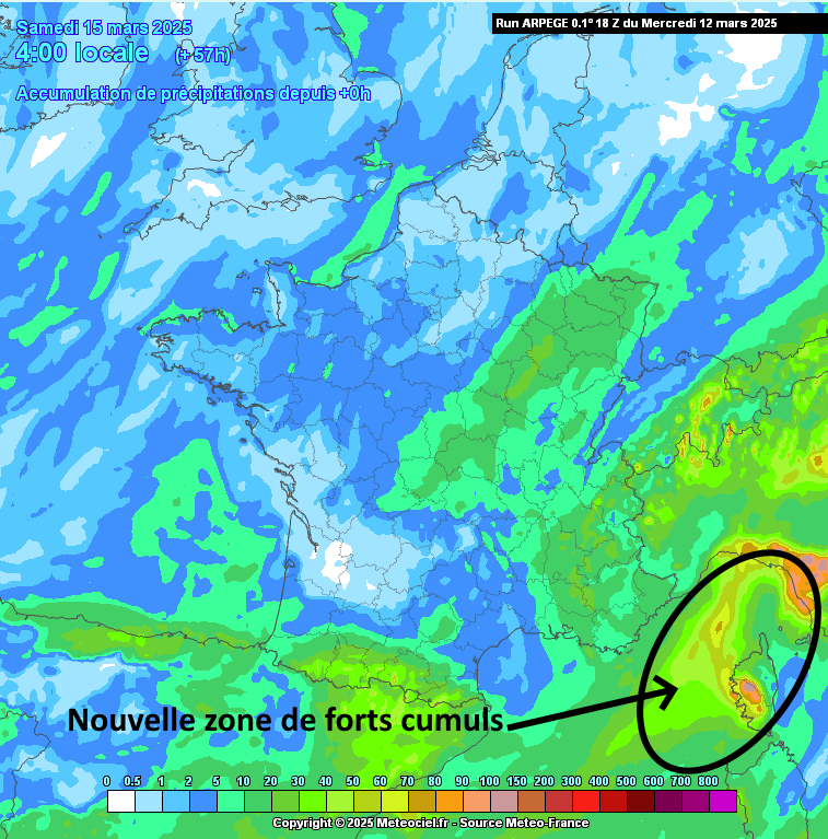 arpege120325 Bulletin neige #8  du 13/03/25 : Poursuite des giboulées