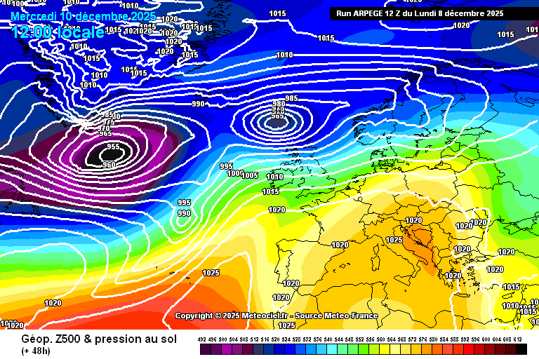 temps calme anticyclonique
