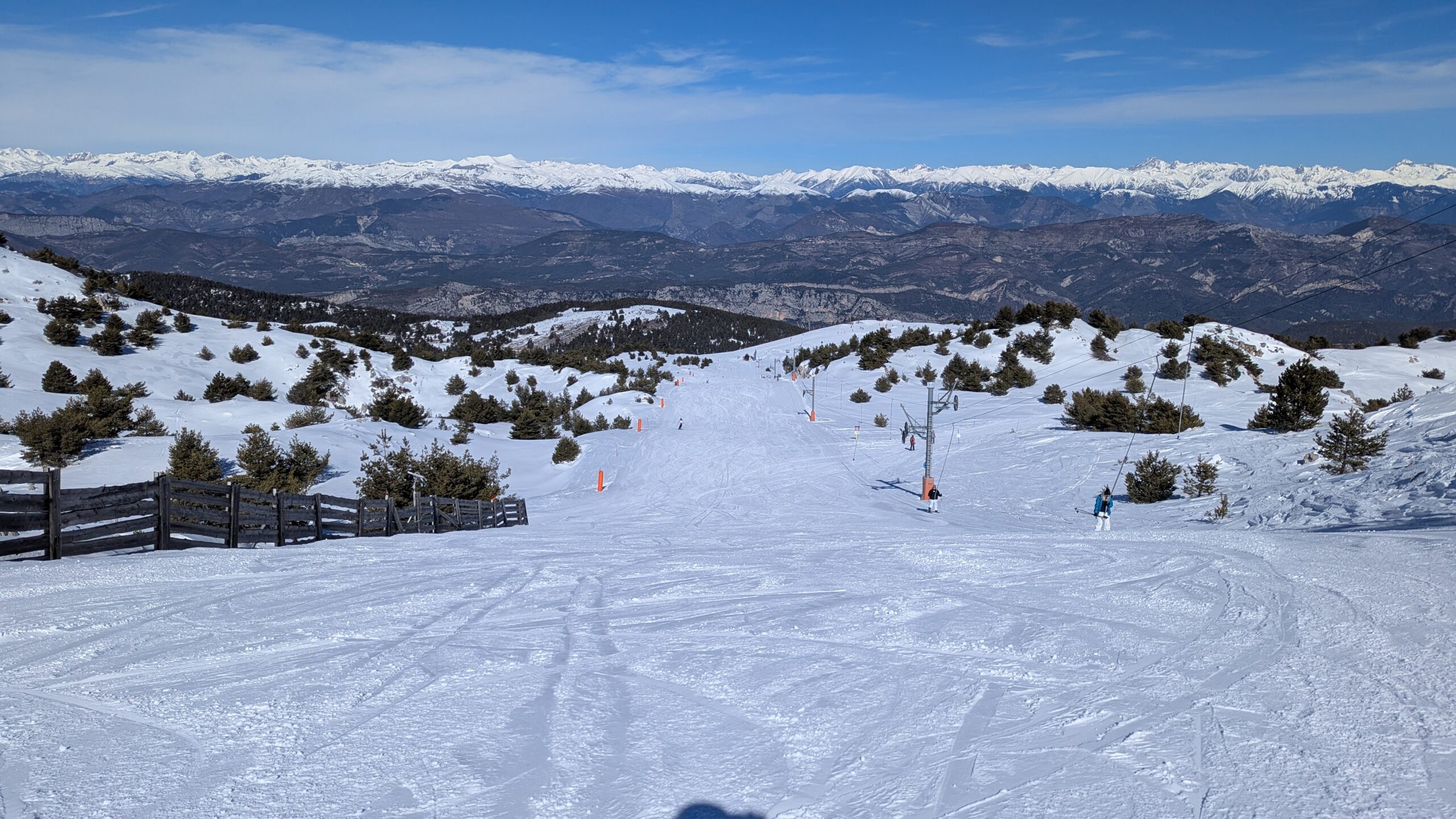 Gréolières - vue depuis le Téléski de la Cime