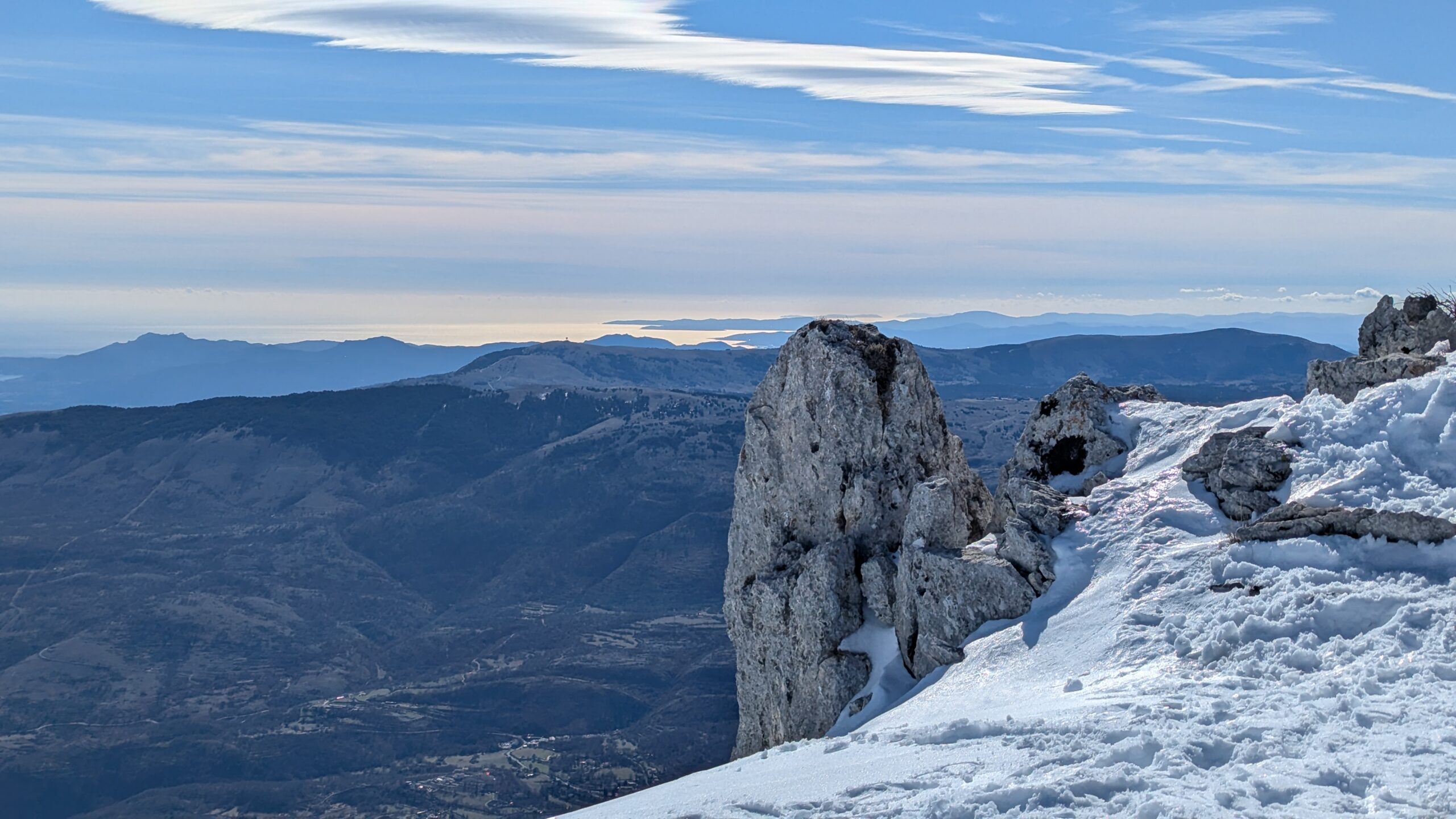 Vue du sommet du Cheiron
