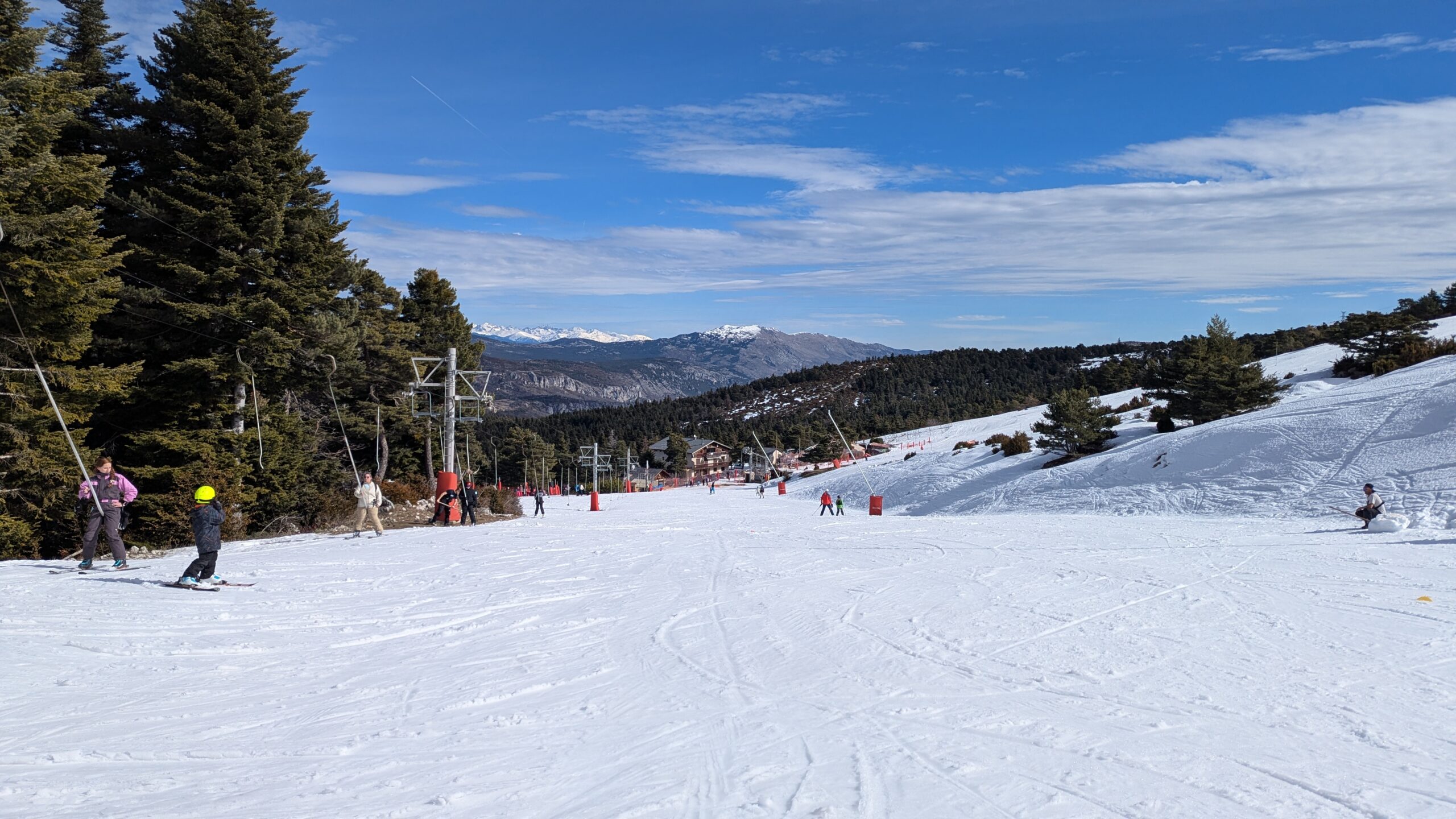 l'Audibergue piste et téléski des Lavandes